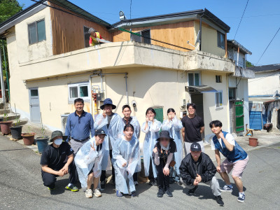 전주시 낙수정 새뜰마을 노후 주택 외벽 도색 봉사