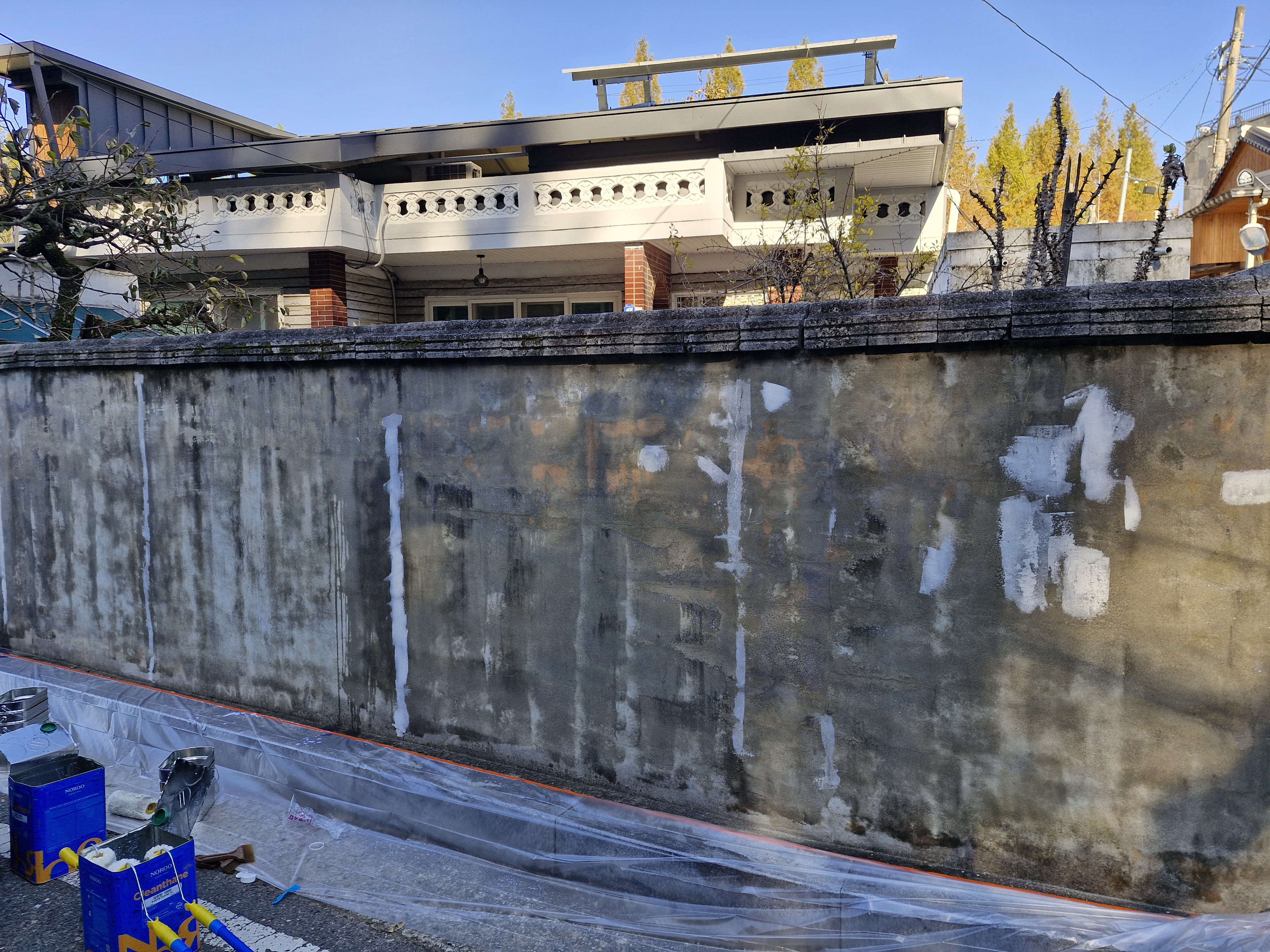 낙수정마을 벽화봉사1