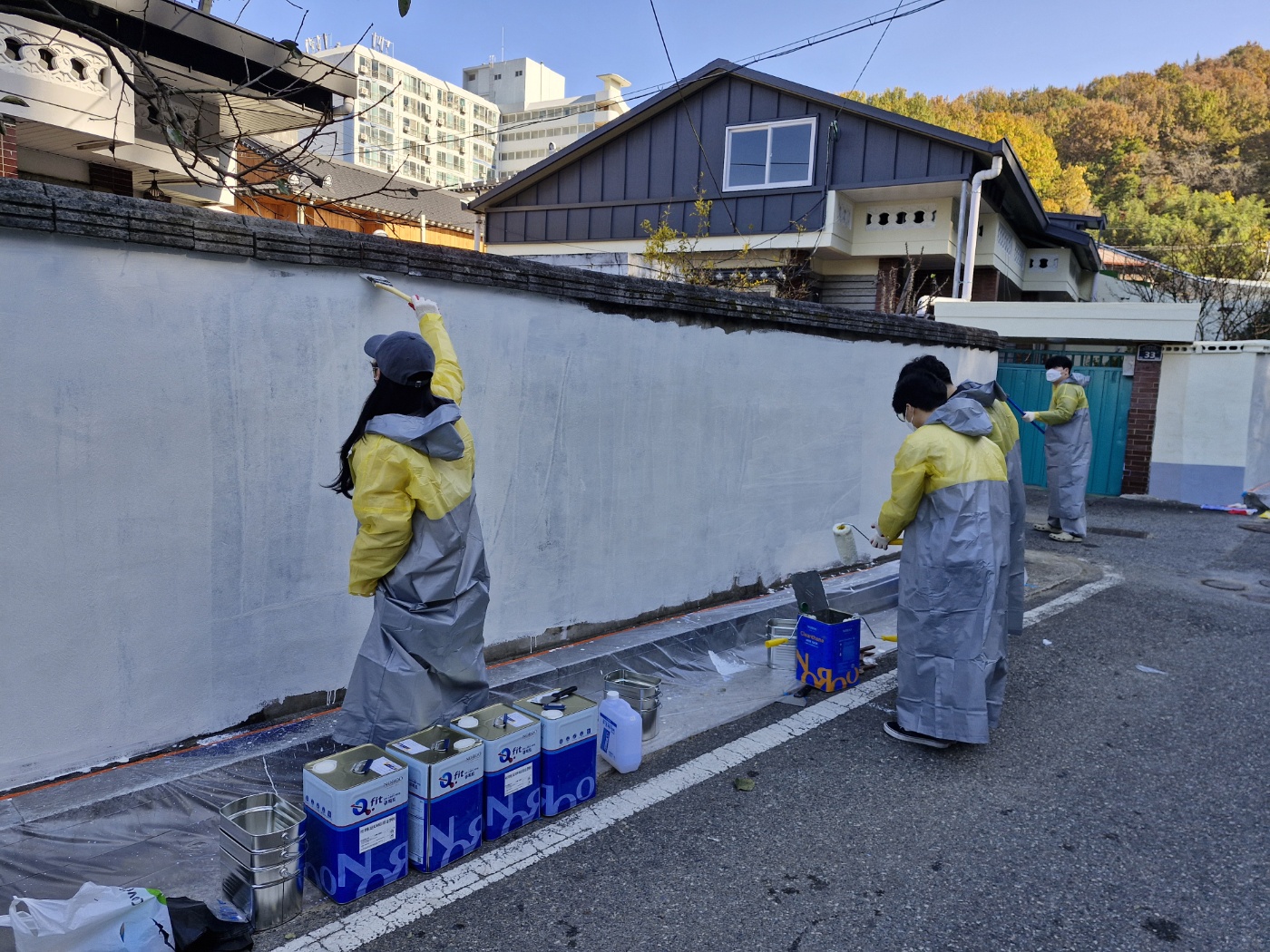 낙수정마을 벽화봉사9